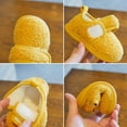 thumbnail image 4 of Kids Winter Boots Winter Girls Soft Sole Indoor Slippers Warm Lined Booties Easy on Design Cozy Home Floor Footwear Girl Winter Boots Yellow 16, 4 of 5