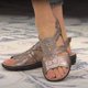 thumbnail image 2 of MKLEKYY Sandalias deportivas Ortopédicas para Mujer, Sandalias de Verano para Caminar, Cómodas, Ortopédicas, Con Plataforma, Transpirables, Bohemias, Con Punta Abierta y Tacón de Bloque., 2 of 5