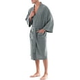 thumbnail image 5 of Fruit of the Loom Men's Waffle Kimono Robe, 5 of 6