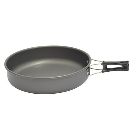 

NUOLUX Aluminium Frying Pan Cooker Outdoor Cooking Pot Portable Cooking Utensil