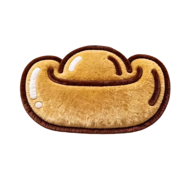 Yhmxh Alfombrillas de baño para baño Alfombra de baño Alfombra de cachemira sintética de forma irregular de 23,6 x 15,7 pulgadas Decoración del baño