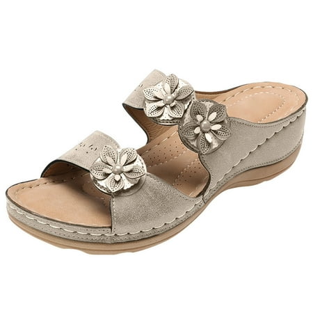 

Women s Shoes Open Toe Thick Bottom Sandals Wedges Slippers