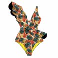 thumbnail image 1 of RKSTN Maillot de Bain pour Femmes Mode Imprimé Ajouré Maillot une-Pièce Maillot de Bain Plage Tenue de Bain Décontractée Mode Maillot de Bain pour Femmes, 1 of 5