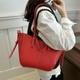 thumbnail image 3 of Tote Bags for Women 2025 Trendy Leather Travel Shoulder Work Bags Top Handle Hobo Handbag Purse, 3 of 4
