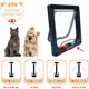thumbnail image 3 of Puerta para gatos, cierre manual de 4 vías, ahorro de energía, resistente a la intemperie, práctica, pequeña, 3 of 5