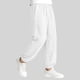 thumbnail image 3 of Niños pantalones niñas Color sólido suelto de ajuste casual deportivo cónico con bolsillos laterales cintura Niños niñas vestido pantalones, 3 of 8