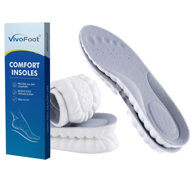 Plantillas VivoFoot 4D Cloud Soles de espuma antifatiga para aliviar el dolor