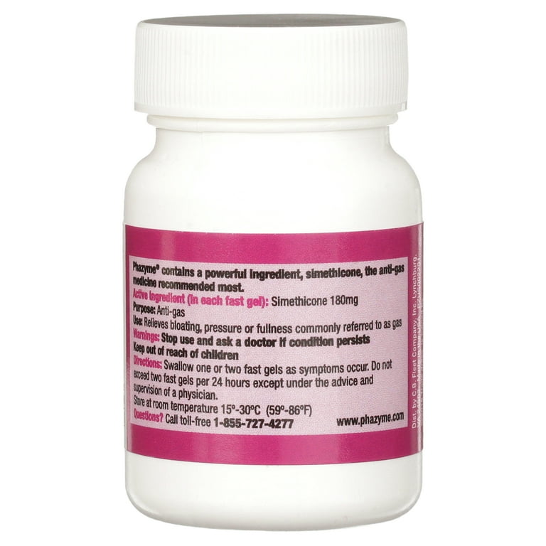 Phazyme Ultra Strength Anti-Gas & Bloating Relief, 48 Fast