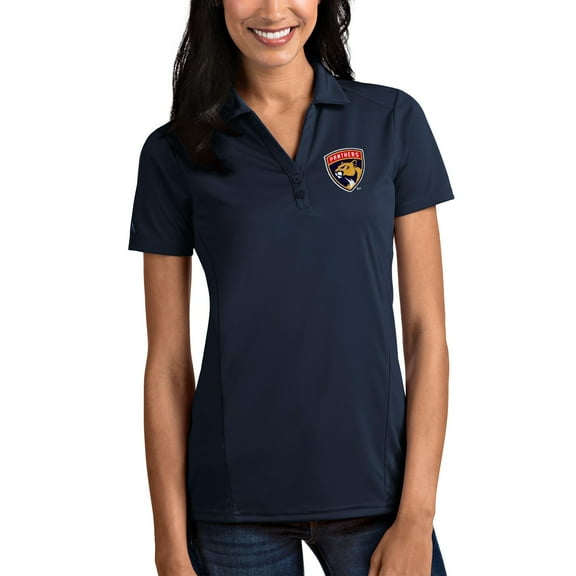 Women's Antigua Navy Florida Panthers Tribute Polo