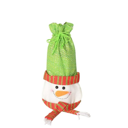 

Takeoutsome Christmas Wine Set Decoration Wine Bottle Set Holiday Atmosphere