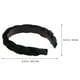 thumbnail image 5 of 1 diadema trenzada de gamuza, accesorio para el cabello de moda para mujeres, niñas y adultas, color negro., 5 of 5