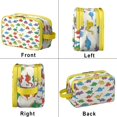 thumbnail image 2 of Toiletries Bag,White Cartoon Colorful Dinosaurs Pattern Mens Womens Toiletry Bag Bathroom Bag,Waterproof Toiletry Travel Bag Dopp Kit Shaving Bag 11x6.3x5.1 Inch, 2 of 5