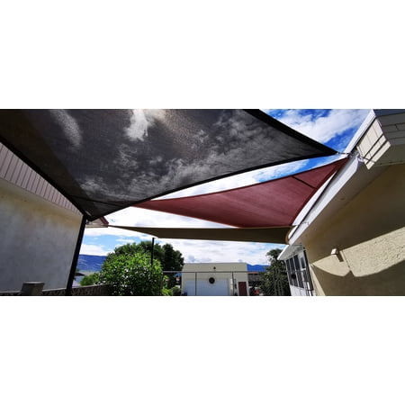 Sentinel Shade Systems TUNDRA SERIES Shade Sails - RIGHT ANGLE TRIANGLE -Alpine Silver