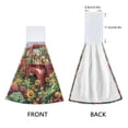 thumbnail image 4 of Wobogo Vegetable Truck Hand Towel Set of 2 Absorbent for Kitchen and Bathroom With Velcro Hanging Loop 18.2×14in, 4 of 7
