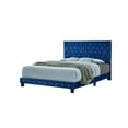 thumbnail image 2 of Queensons Diamond Bed (Queen) (fabric Velvet Blue), 2 of 2