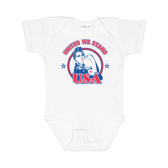 Inktastic Rosie Riveter United USA Girls Baby Bodysuit