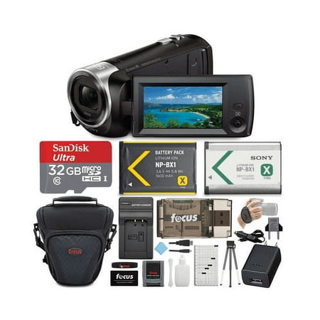 UPC: 0616639696936 | Sony CX405 Handycam 1080p Camcorder with 32GB SD Card and Accessory Bundle