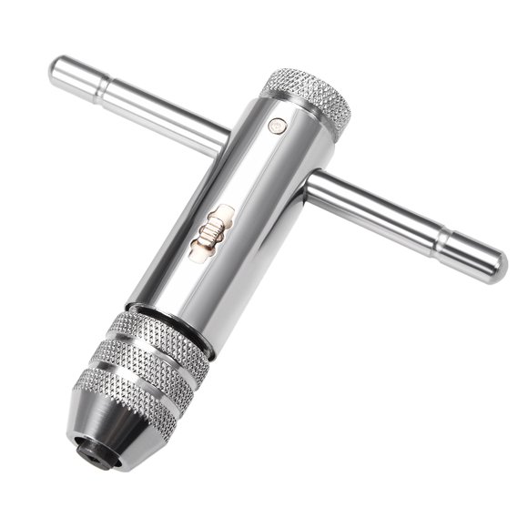 Unique Bargains T-Handle Tap Wrench Handle M3-M8 Adjustable Ratcheting Tap Wrench Tapping Wrench