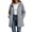 Gray, variant on Enjoytime Windbreaker Jacket Women Long Sleeve Zip Up Hooded Long Rain Jacket Outdoor Hiking Travel Casual Outerwear with Pockets