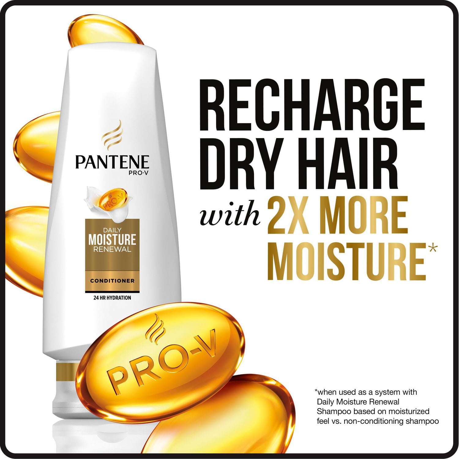 Pantene Daily Moisture Renewal 72 HR Intense Moisture Conditioner 100ml