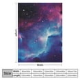 thumbnail image 4 of ONETECH  Galaxy Space Throw Blanket Gifts for Women Girls Boys, Science Fiction Print Decor for Bedroom Living Room Birthday Christmas, Soft Cozy Home Lightweight Throw Blankets Black, 4 of 6