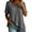 Dark Gray, variant on Dressy Tops for Women Asymmetrical Ruffled Short Sleeve Crew Neck Loose Blouses Casual Shirts 2026 Summer Trendy
