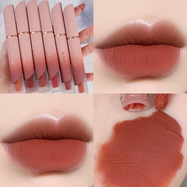 Iumwxz Lip And Cheek-Use Powder Blusher Mist Does Not Stick To The Ccup White Matte Lip Glaze
