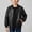 Black-B, variant on Boys Teen Faux Leather Glitter Zip Up Bomber Jacket 90S Vintage Biker Racing Moto Jackets Streetwear Coats 1-12 Years Coffee