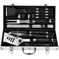 thumbnail image 1 of Juego de herramientas para barbacoa ROMANTICIST, 20 piezas, resistentes, en estuche, 1 of 6