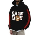 thumbnail image 1 of VBARHMQRT Oversized Sweatshirt 2024 Male Football Fans Sports Sweatshirt Vintage Rugby Player Sports Retro Men Rugby Pullover Hoodie Tops, 1 of 3