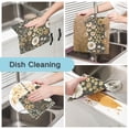 thumbnail image 2 of Yayeee 6 Pack Kitchen Dish Cloths Set for Washing Soft Drying Absorbent Microfiber Towels, Floral Wilderness Pattern, 2 of 9