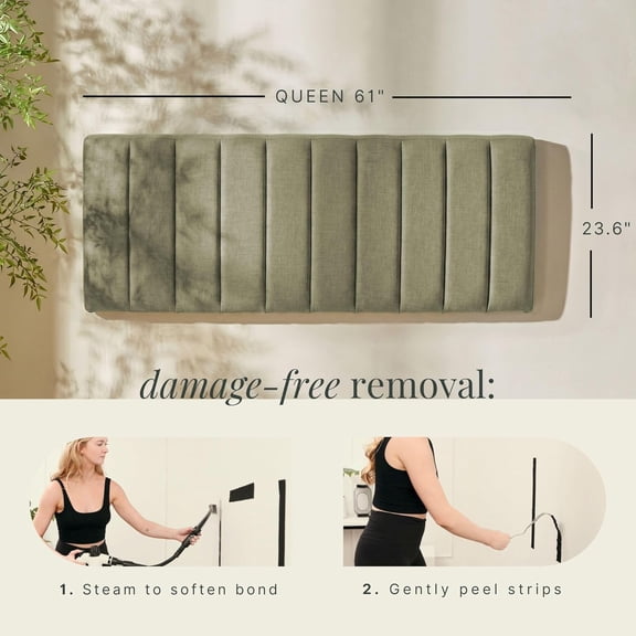 haoqianqian Wall Mounted Queen Headboard Only, Bed Headboard Queen Size