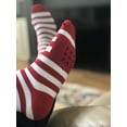 thumbnail image 4 of Red and White Striped Socks, 4 of 4