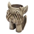 thumbnail image 1 of Monster Shape Succulent Pot Evils Estatua Maceta creativa Planta Cactus Maceta Maceta Contenedor para escritorio Hogar Jardín Decoración Ornamento Cubrir los ojos mayimx maceta de interior, 1 of 1
