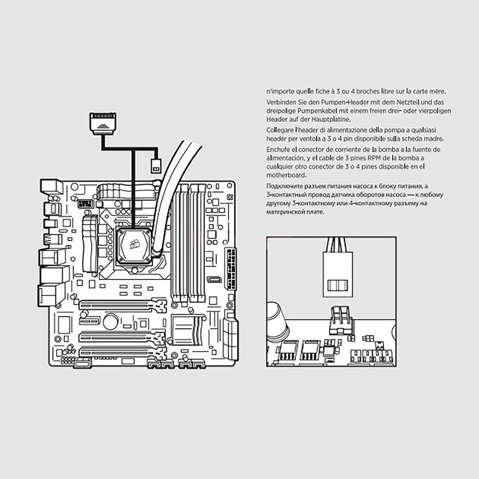 NATEFEMIN AMD Steel Mount for Corsair H60 H100i GT Series CPU Water Cooler Heatsink System BracketFM2