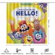 thumbnail image 2 of GoNoodle-theme 4-Piece Shower Curtain Set with Rugs, Waterproof Bathroom Decor Set Includes Bath Mat, U-Shaped Rug, Toilet Lid Cover and Curtain with Hooks, 2 of 6