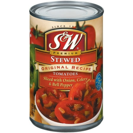 S&W Stewed Original Recipe Sliced Tomatoes, 14.5