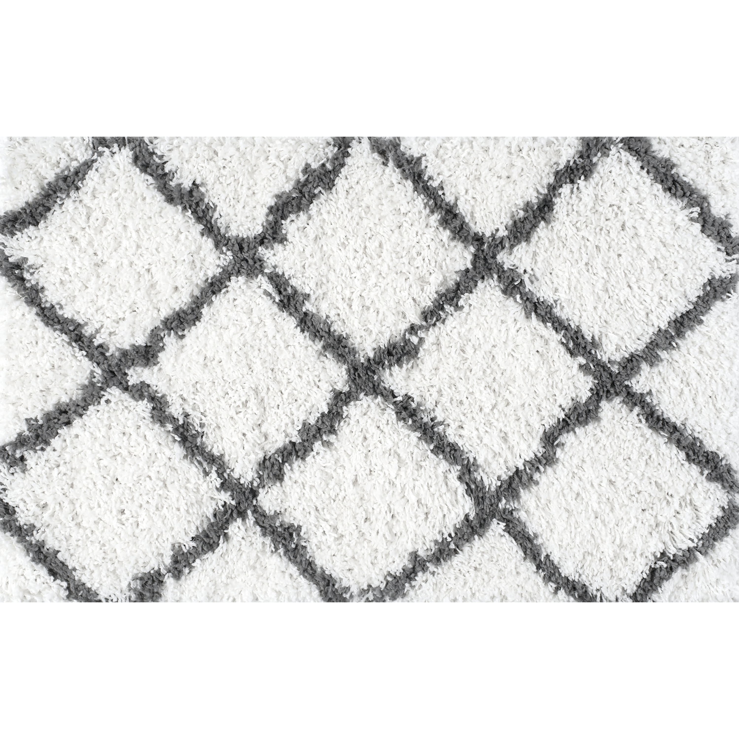 2x3 Modern White Small Area Rug, Throw Mat for Indoor Entry | Ideal for Kitchen or Bathroom Rugs 2' x 3'