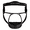 Black, variant on CHAMPRO Rampage Sports Pro-Elite Grill Youth Fielders Mask (Black)