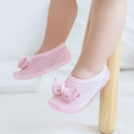 

YOHOME Toddler Baby Girls Kids Rabbit Soft Sole Rubber Shoes Socks Slipper