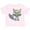 AD-Pink, variant on Hipster Raccoon, Raccoon With Glasses, Flowers Boys or Girls Toddler T-Shirt