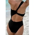 thumbnail image 2 of Twist Cutout Asymmetric One Piece Swimsuit Bikini, 2 of 12