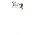 thumbnail image 2 of Metal Windmill Three Little Windmills Courtyard Garden Decoration WindmillFeatures: This Busy Bees Whirligig will get things buzzing in your garden. Handcrafted by Balinese artisans from new, 2 of 9