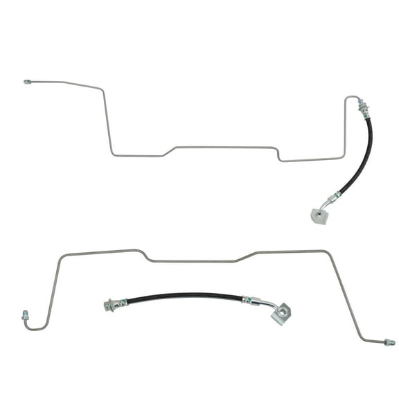 TRQ Rear Brake Hose Set BLA63480 Fits Select 1999-2003 Ford F-150 , 2004-2004 Ford F-150 Heritage