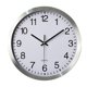 thumbnail image 4 of Reloj de pared silencioso de acero inoxidable y metal, reloj de pared de aluminio creativo y moderno para sala de estar, 4 of 5