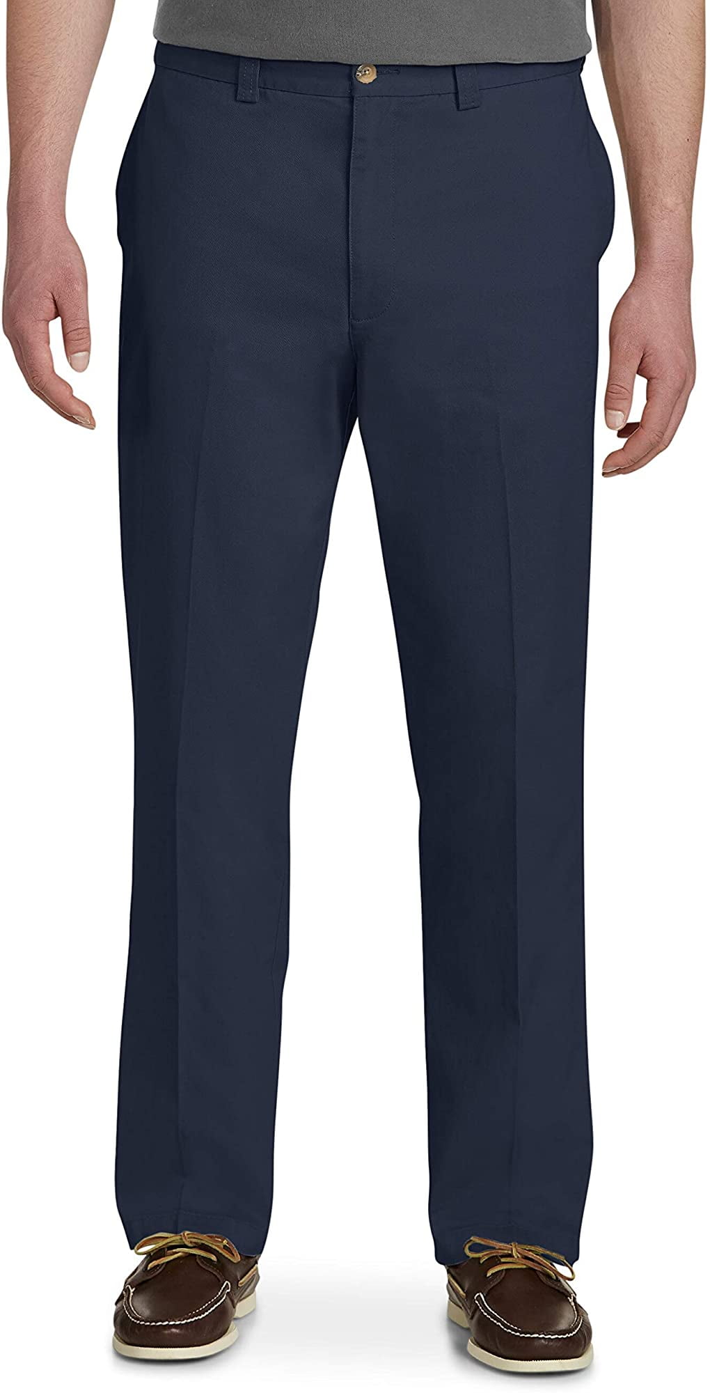 Harbor Bay by DXL Big and Tall Waist-Relaxer Pants8211 Unhemmed ...