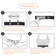 thumbnail image 5 of Sonducket Ciclismo Bluetooth y + de cardíaco BLE 4,0 medidor de pulso Polar Wahoo Strava Sensor de cardíaco correa de Ciclismo Gris Sonducket OD000413-03B, 5 of 6