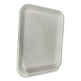 thumbnail image 2 of GEN 4SWH 9.5 in. x 7.25 in. x 0.5 in. No. 4S Foam Meat Trays - White (500/Carton), 2 of 4
