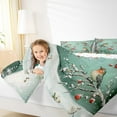 thumbnail image 4 of Homewish Cute Cartoon Bird Full Size Comforter Sets, Winter Christmas Snow Bedding Comforter Set, Teens Kids Boys Girls Reversible Bedding Sets, Ultra Soft Bedroom Decor, 3-Piece, 4 of 8