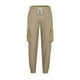 thumbnail image 4 of Pantalones largos para hombre, informales, lisos, con bolsillo, cintura elástica, para exteriores, con cordón ajustable, para trabajo, 4 of 5